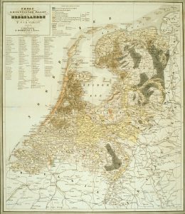 Proef van een Geologische kaart van Nederland