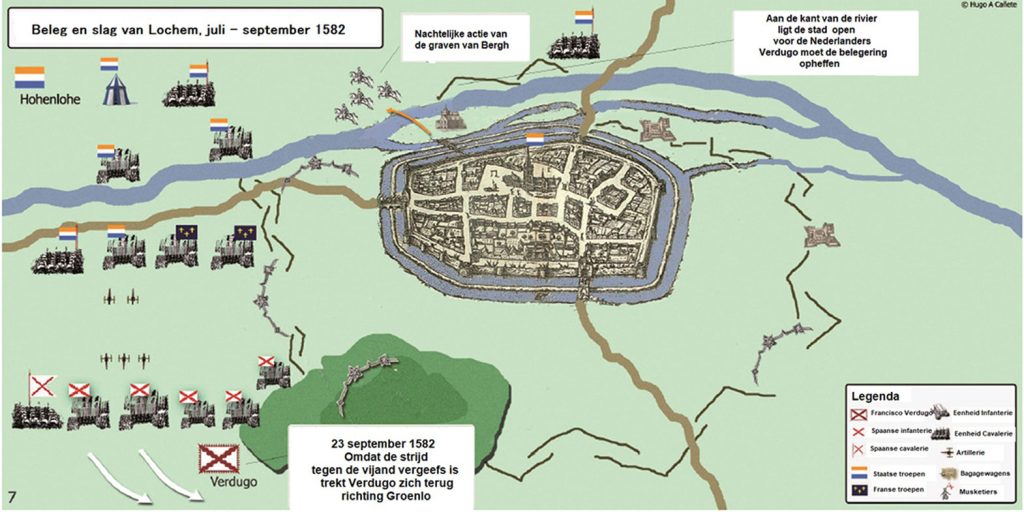 Lochem belegerd door Fransisco Verdugo 1582 | Erfgoed lochem