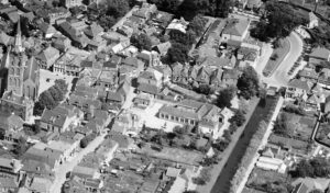 School I vanuit de lucht