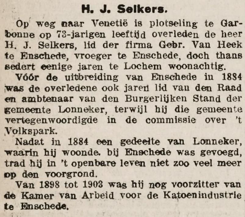 Artikel Selkers