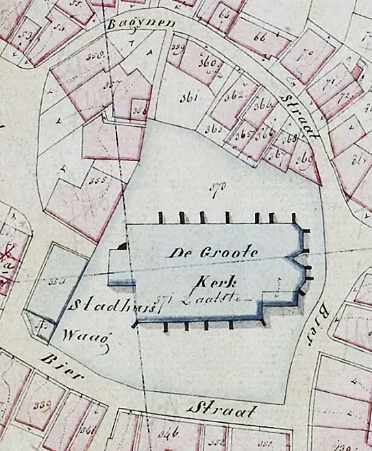 Kerkhof plattegrond